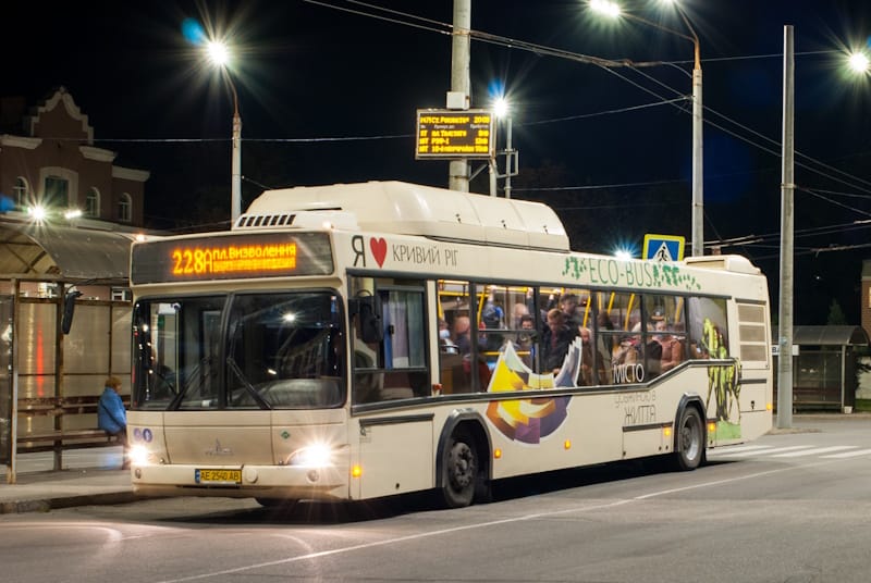 Расписание автобуса №228А Кривой Рог: особенности маршрута