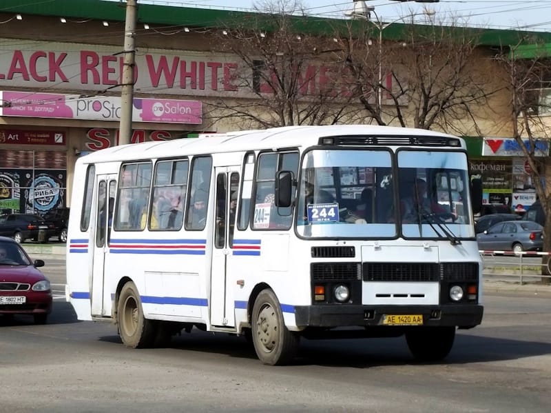 Расписание автобуса №244 Кривой Рог: основной автобус Ингулецкого района