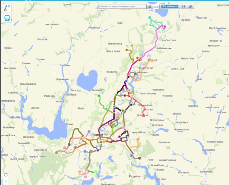 Расписание маршруток Кривой Рог
