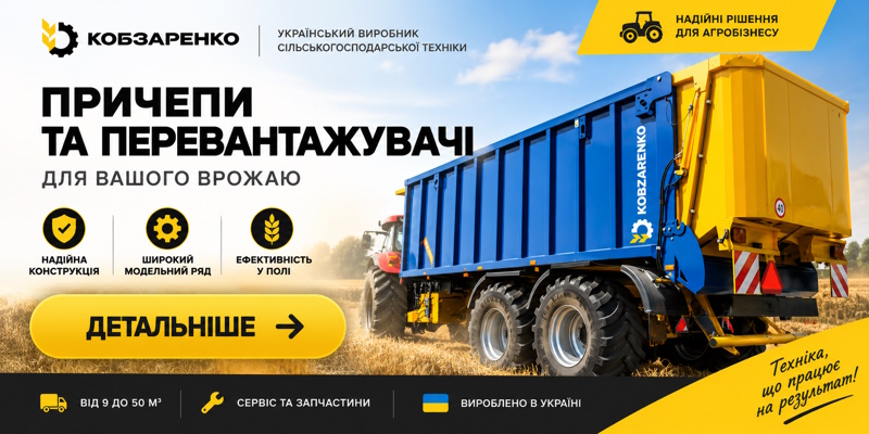 Сільськогосподарська техніка Кобзаренко: власне виробництво, сервіс і запчастини
